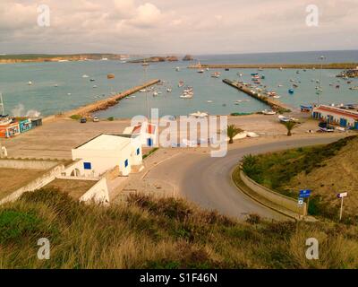 Seaview Hafenblick in Seges San Vicence im Algarve in Portugal Stockfoto