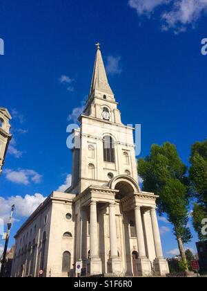 Christuskirche in Spitalfields, im Osten von London Stockfoto