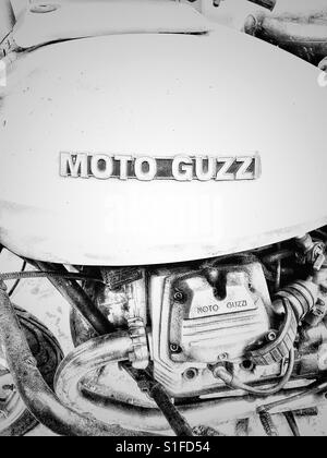 Moto Guzzi V65, weiß Stockfoto