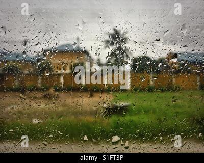 Regen in Dar Es Salaam, Tansania Stockfoto