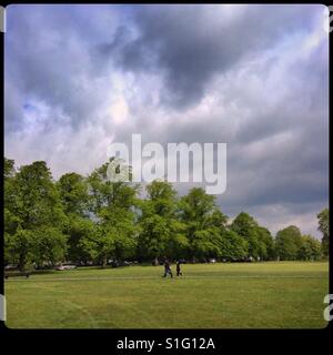 Fuß auf die streunenden, Harrogate, UK. Stockfoto