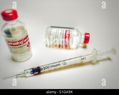 HUMALOG insulin Stockfoto