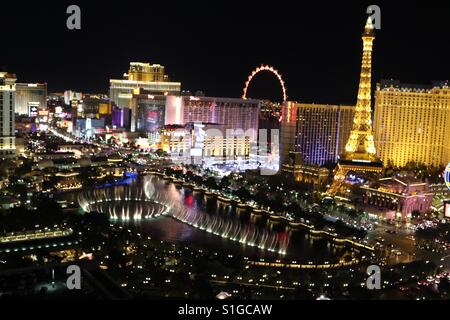 Ansicht von Cosmopolitan Hotel Las Vegas Stockfoto