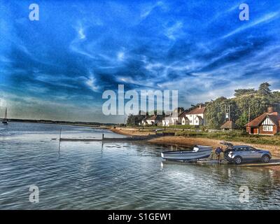 Bawdsey Fähre Suffolk England Stockfoto