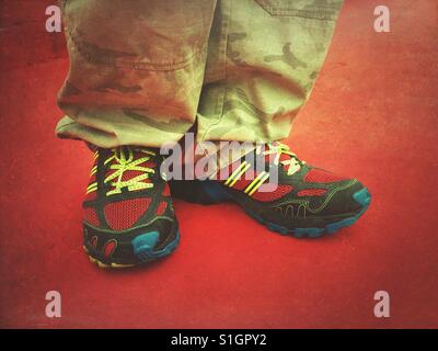 Laufschuhe Stockfoto