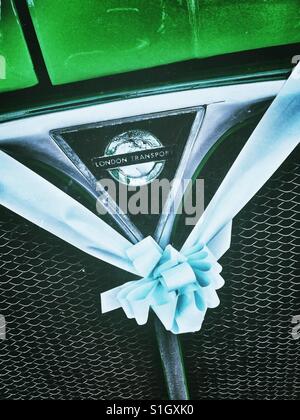 Hochzeit Band Routemaster Bus Stockfoto