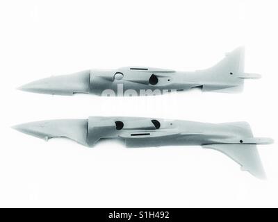 Harrier Jump Jet Scale Flugmodelle Stockfoto