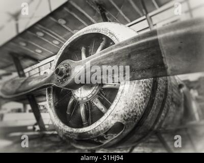 Vintage Flugzeug Stockfoto