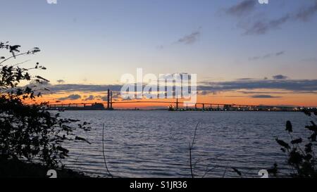 Dartford Bridge. Stockfoto