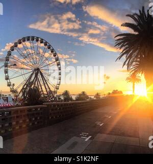 Riesenrad, Melbourne Stockfoto