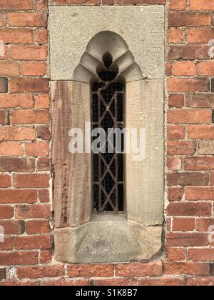 Fenster in Elvaston Castle Country Park.Derby.Derbyshire Stockfoto