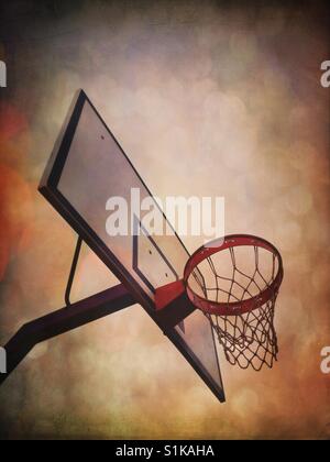 Basketball-Rückwand Stockfoto