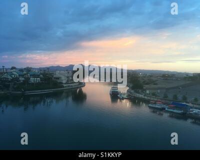 Lake Havasu Sonnenaufgang Stockfoto