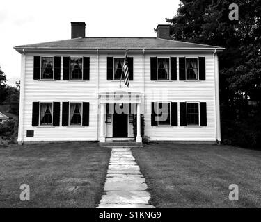 Waldo Haus in Concord, Massachusetts Stockfoto