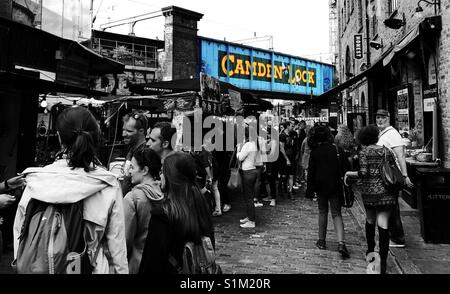 Camden Lock Juni 2017 Stockfoto