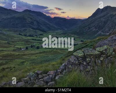 Seite Pike in The Langdales im Lake District, Cumbria Stockfoto