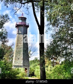 Die Gibraltar Point Lighthouse auf die Toronto Islands Stockfoto