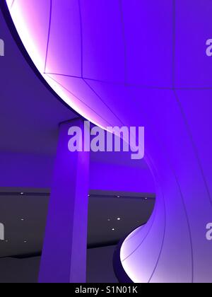 Innenraum der Mathematik Winton Galerie, das Science Museum, London von Zaha Hadid Architects Stockfoto