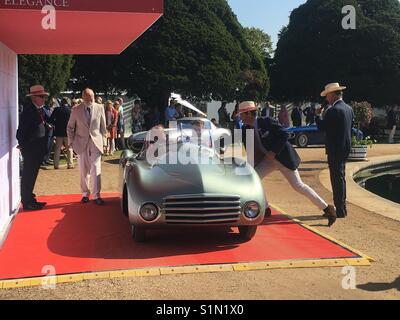 Einzigartige Fait kommt an der Concours von Eleganz, in Hampton Court Palace Stockfoto