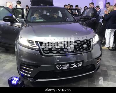 Range Rover velaren Veranstaltung in Mosman, Sydney, Australien. Stockfoto