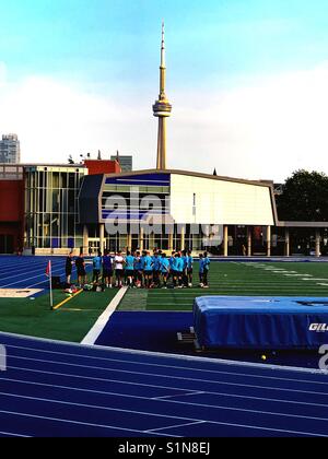 Hochschulsport Stockfoto