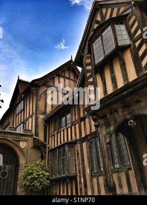 Lord Leycester Hospital Warwick Stockfoto