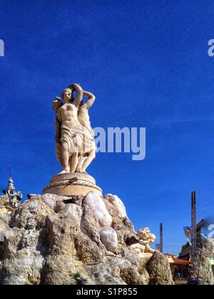 Les Trois Graces Brunnen, Place De La Comedie, Montpellier Frankreich Stockfoto