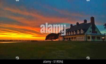 Whalehead Sonnenuntergang Stockfoto