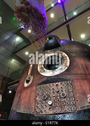Tim Peake's Sojus-raumkapsel Stockfoto