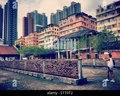 Stadtteil Kowloon in Hong Kong Stockfoto