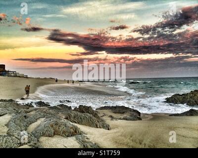 Schönen Sonnenuntergang über dem Meer von Cortez, Mexiko. Stockfoto