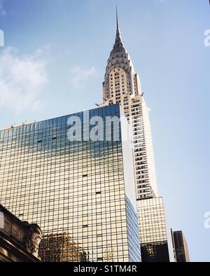 Das Chrysler Building, New York City. Stockfoto