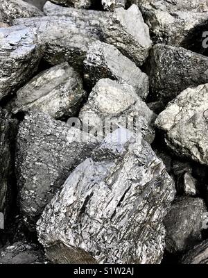 Großen Klumpen der Kohle - das "schwarze Gold" Stockfoto