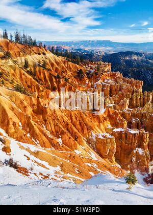 Ein schöner Morgen im Bryce Canyon in Utah. Stockfoto