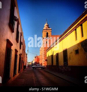 Sonnenuntergang in Queretaro, Mexiko Stockfoto