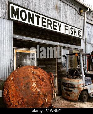 Monterey Fish Co., Municipal Wharf 2, Monterey, Kalifornien Stockfoto