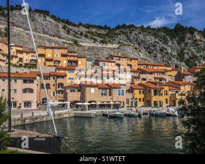 Portopiccolo Dorf im Golf von Triest Friaul Julisch Venetien, Italien Stockfoto