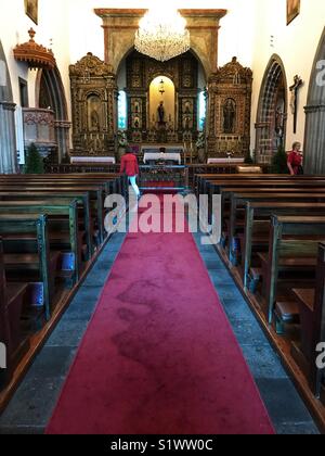 Igreja de Sao Bento, Kirche des Heiligen Benedikt, Ribeira Brava, Madeira, Portugal. Stockfoto