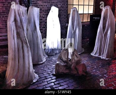 Dramatische Kunst Installation an der Toronto der jährliche Licht Festival im historischen Distillery District. Stockfoto