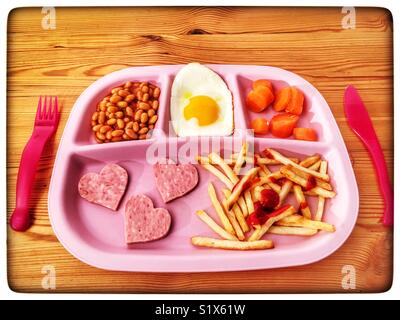 TV dinner Stockfoto