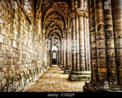 Kirkstall Abbey in Leeds, England Stockfoto