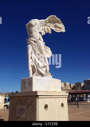 Skulptur der Sieg von Samothrake, Antigone, Montpellier Frankreich Stockfoto