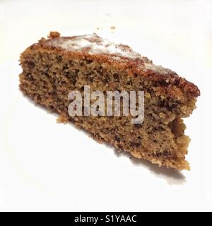 Ein Teil der Home glutenfreie Schokolade Kuchen Stockfoto