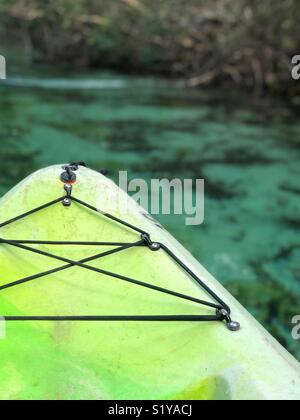 Kajak Weeki Wachee Springs State Park, Florida Stockfoto