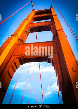 Golden Gate Bridge suchen, San Francisco, Kalifornien, USA Stockfoto