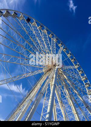 Schöne Riesenrad in Pigeon Forge Tennessee. Stockfoto