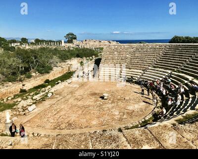 Das römische Theater, Salamis, Zypern Stockfoto