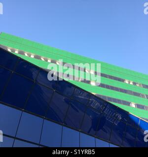 Abstrakte Sicht der Pacific Design Center in West Hollywood, Los Angeles Stockfoto