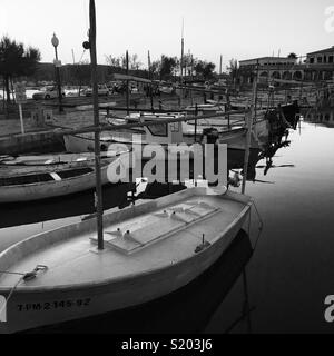 Puerto Pollensa Marina, Mallorca Stockfoto