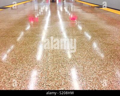 BART (Bay Area Rapid Transit)-Plattform. Stockfoto